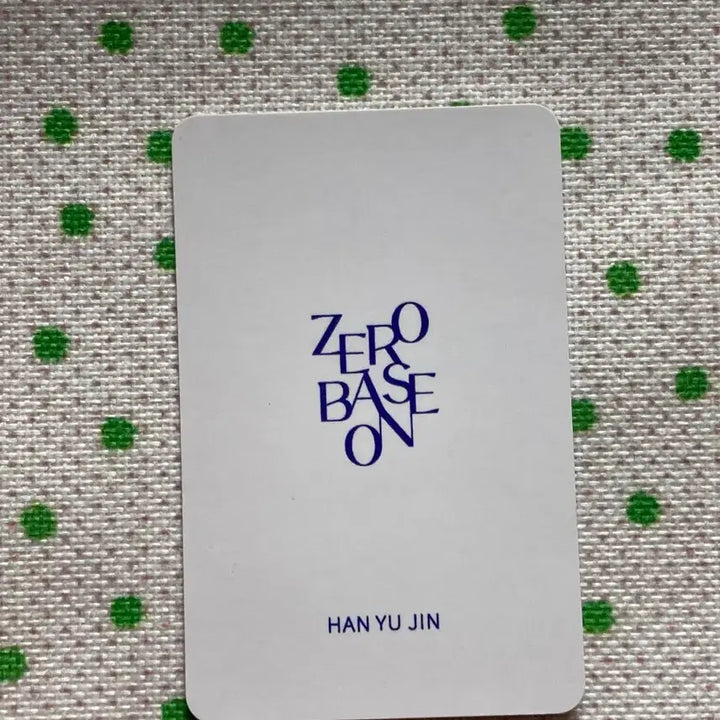 [BUNJANG] ZEROBASEONE Han Yu Jin Photocard / 제로베이스원 한유진  mc 포카