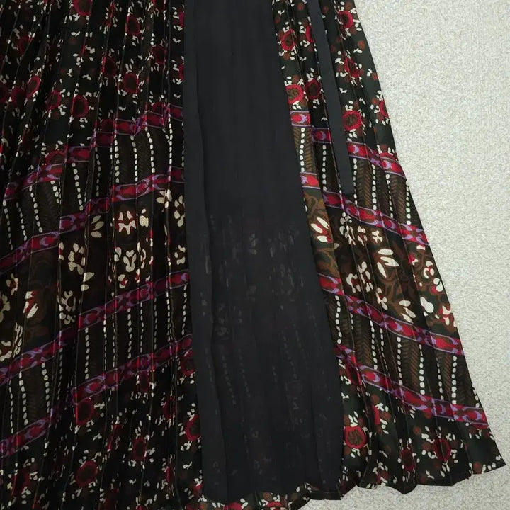 [SOLD OUT] (55)안나수이 여성 플리츠 롱 스커트 밴딩 W2642