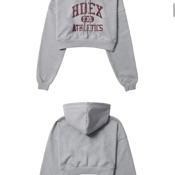 [SOLD OUT] hdex 에이치덱스 우먼스 바시티 크롭 후디 그레이m
