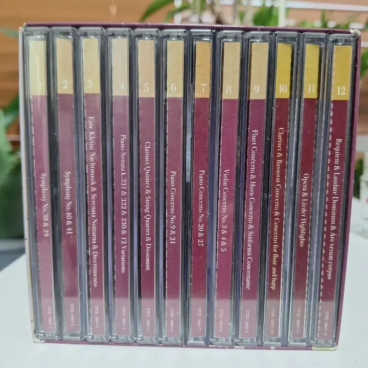 [BUNJANG] Mozart 250th Anniversary Commemorative CD Set / 모짜르트 탄생250주년 기념 CD 12장 세트