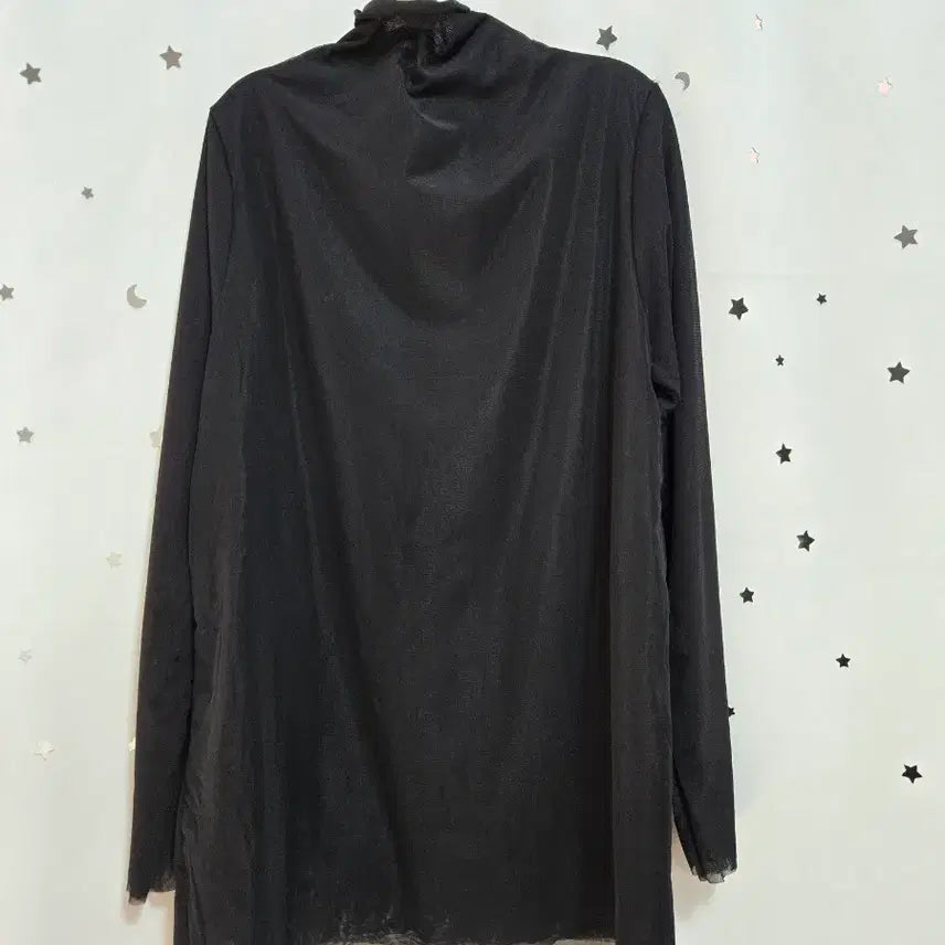 [BUNJANG] Lee Sang Bong Black See-Through Turtleneck Long Sleeve T-Shirt Size 90 / 이상봉 블랙 시스루 폴라 긴팔티 90