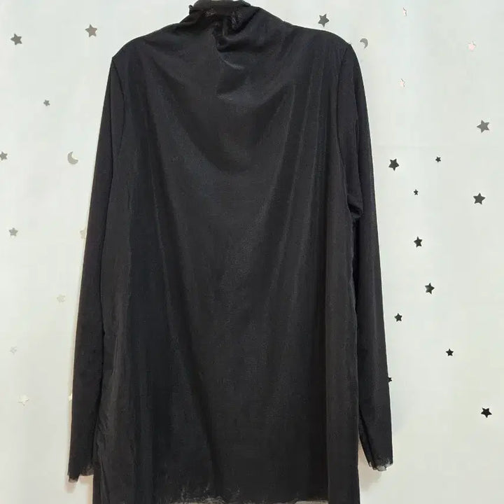 [BUNJANG] Lee Sang Bong Black See-Through Turtleneck Long Sleeve T-Shirt Size 90 / 이상봉 블랙 시스루 폴라 긴팔티 90