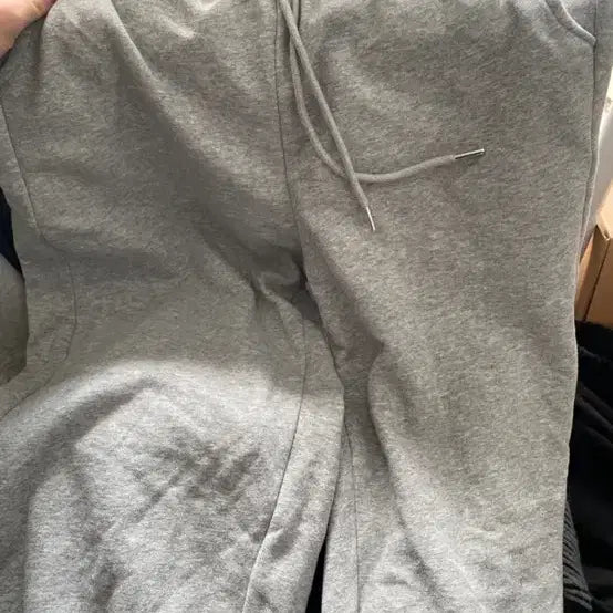 [BUNJANG] Gray Training Jogger Pants / 회색 트레이닝 조거 팬츠