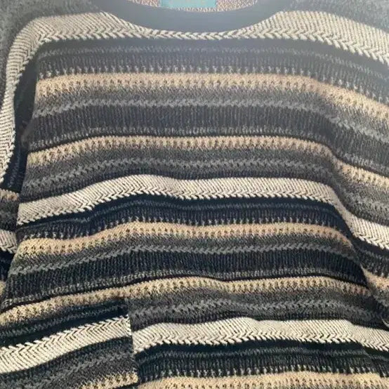 [BUNJANG] Vintage Striped Knit Sweater / 빈티지 스트라이프니트