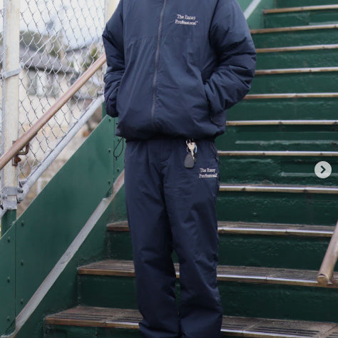 [BUNJANG] ENNOY 2026 Padded Hooded Jacket Navy XL / 엔노이 ENNOY 2026 패디드 후드 자켓 네이비 XL