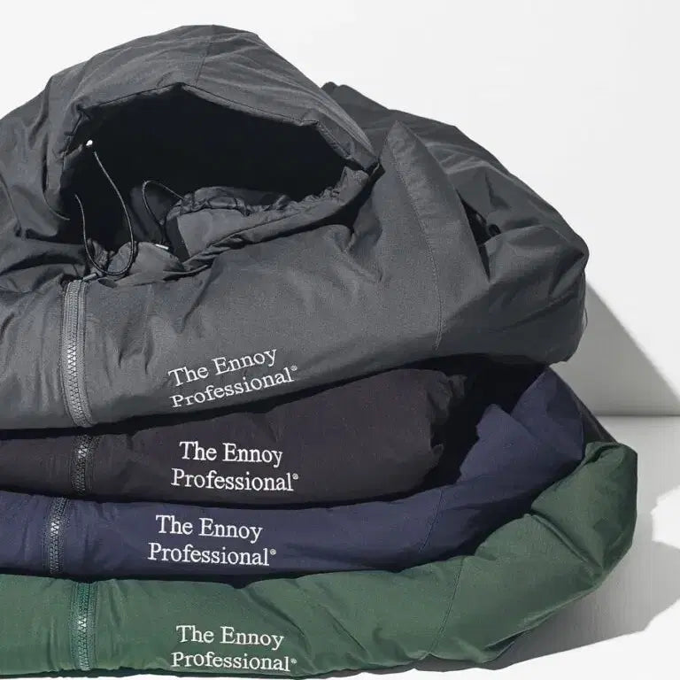 [BUNJANG] ENNOY 2026 Padded Hooded Jacket Navy XL / 엔노이 ENNOY 2026 패디드 후드 자켓 네이비 XL