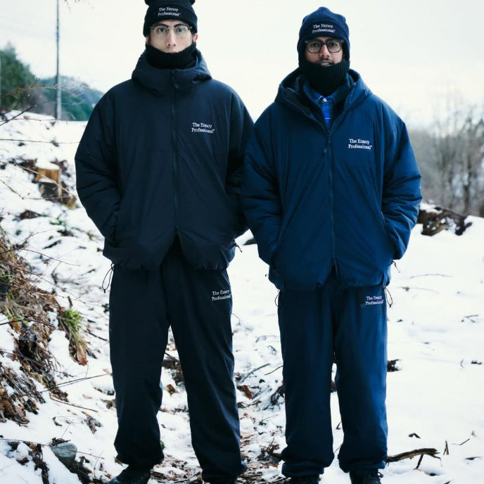 [BUNJANG] ENNOY 2026 Padded Hooded Jacket Navy XL / 엔노이 ENNOY 2026 패디드 후드 자켓 네이비 XL