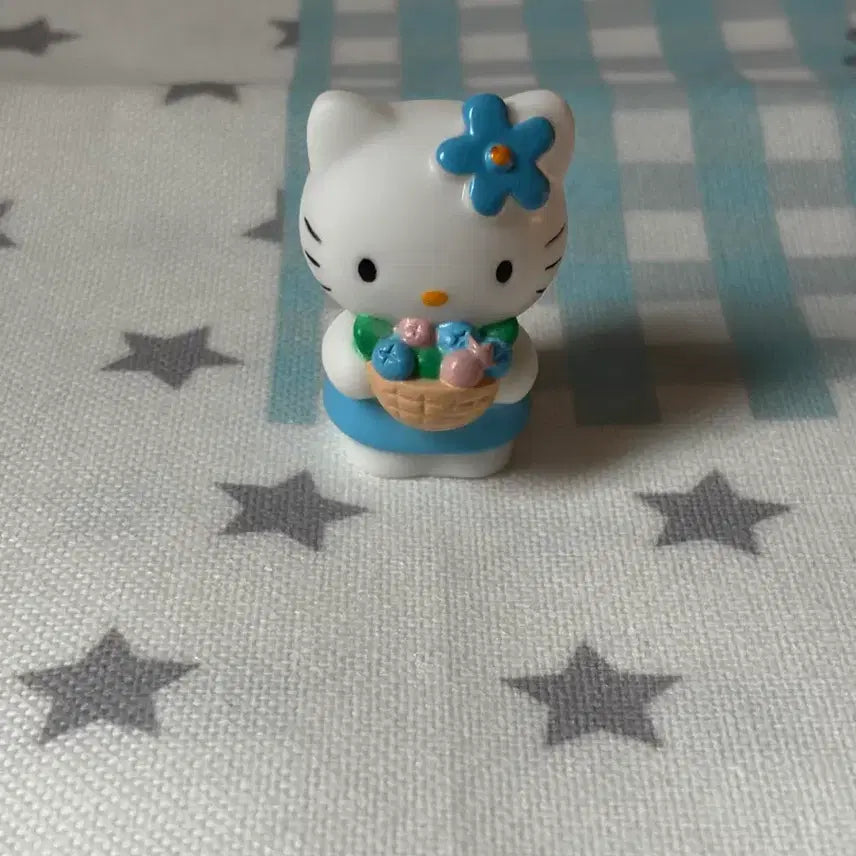 [SOLD OUT] 고전 키티 블루베리 과일 바구니 소프비 피규어