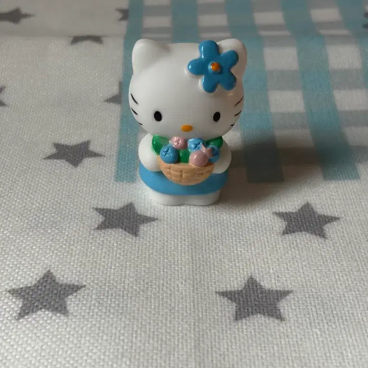 [SOLD OUT] 고전 키티 블루베리 과일 바구니 소프비 피규어