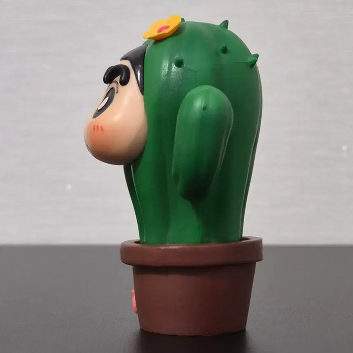 [BUNJANG] Crayon Shin-chan Cactus Cosplay Figure / 9cm 짱구 피규어 선인장 코스프레 짱구