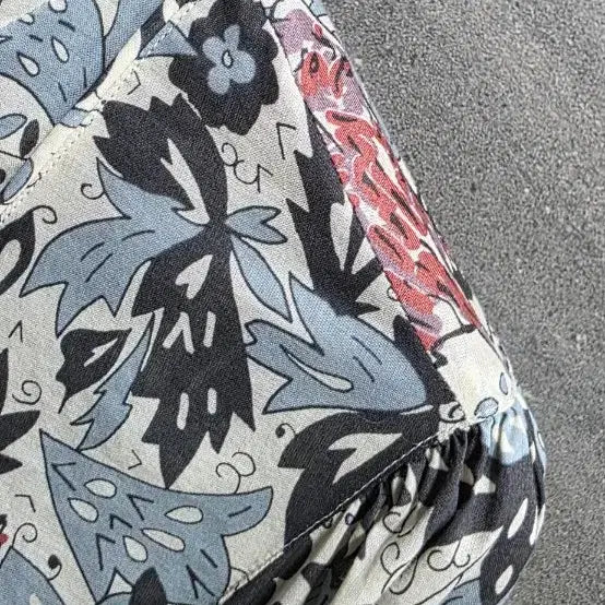[BUNJANG] Burberry Floral Pattern Blouse UK6 / (정품)BURBERRY 버버리,  플라워 패턴 블라우스 UK6, 거의