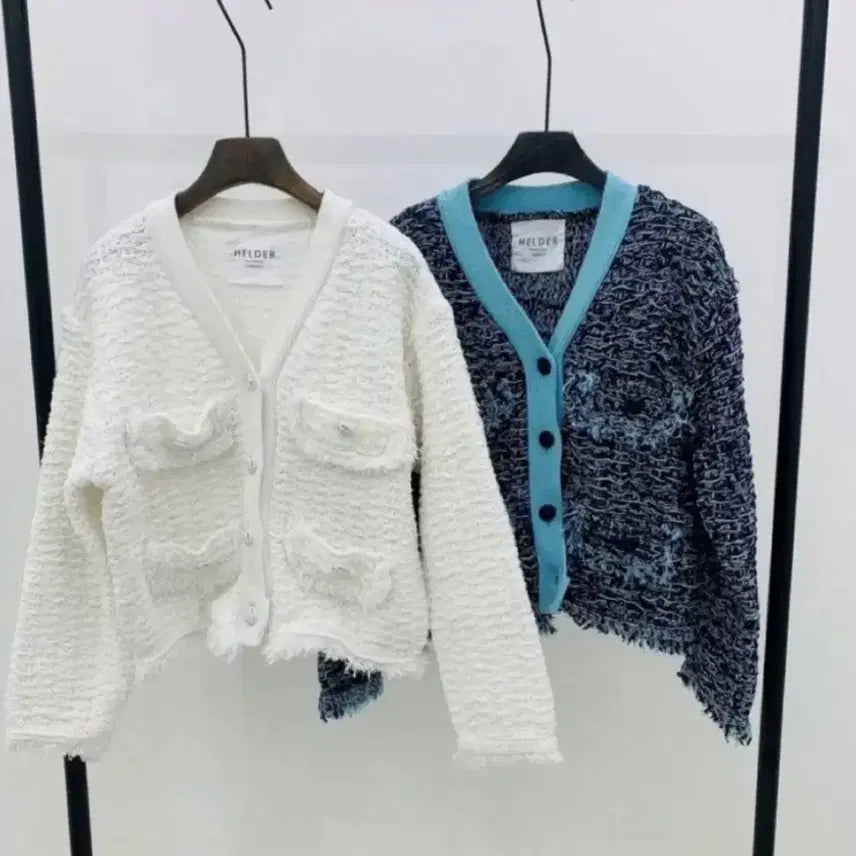 [BUNJANG] HELDER Tweed Cardigan / 헬더 트위드가디건
