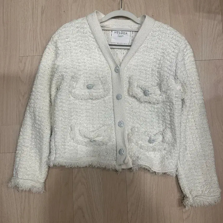 [BUNJANG] HELDER Tweed Cardigan / 헬더 트위드가디건