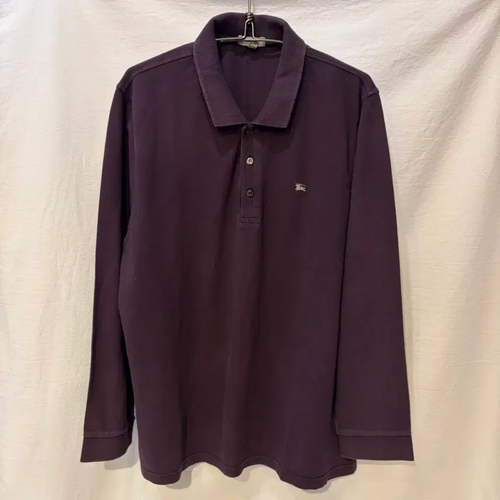 [BUNJANG] Burberry Long Sleeve Polo Shirt / 버버리 긴팔 카라티셔츠