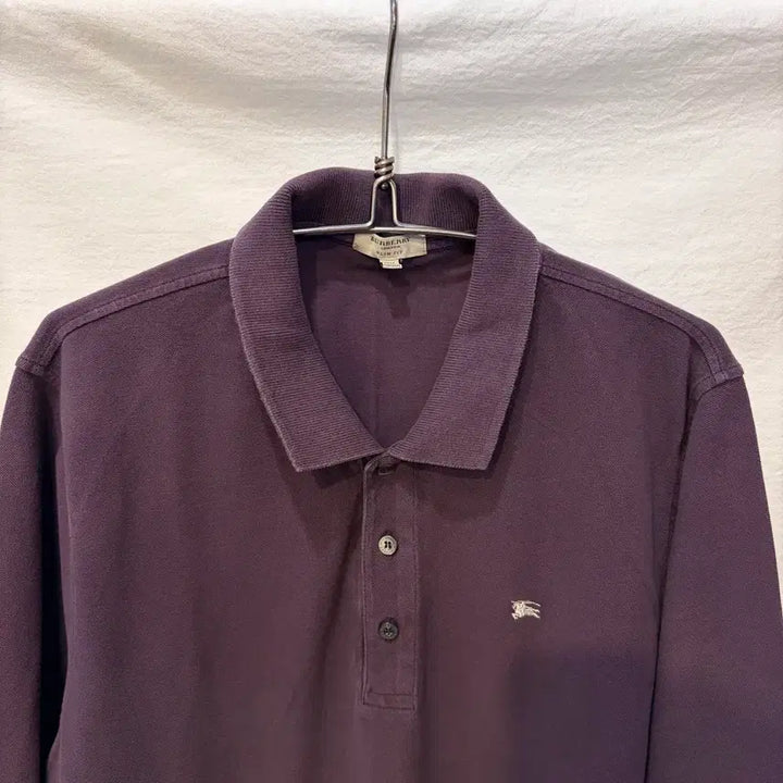 [BUNJANG] Burberry Long Sleeve Polo Shirt / 버버리 긴팔 카라티셔츠