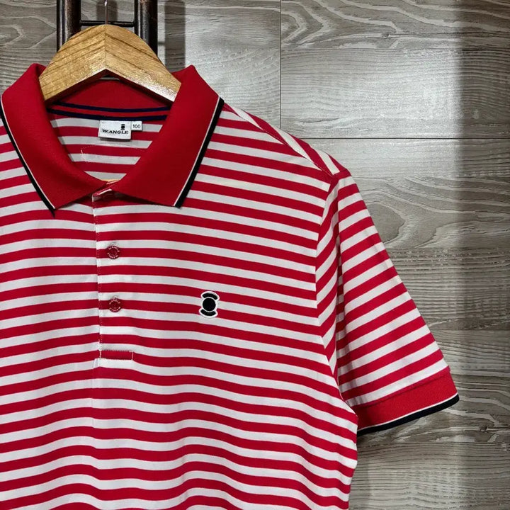 [BUNJANG] Wide Angle Stripe Short Sleeve T-shirt (L) / 와이드앵글 스트라이프 반팔티 L(nbb292 카라 티셔츠