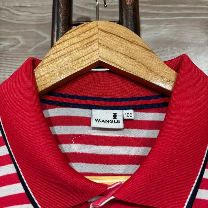 [BUNJANG] Wide Angle Stripe Short Sleeve T-shirt (L) / 와이드앵글 스트라이프 반팔티 L(nbb292 카라 티셔츠