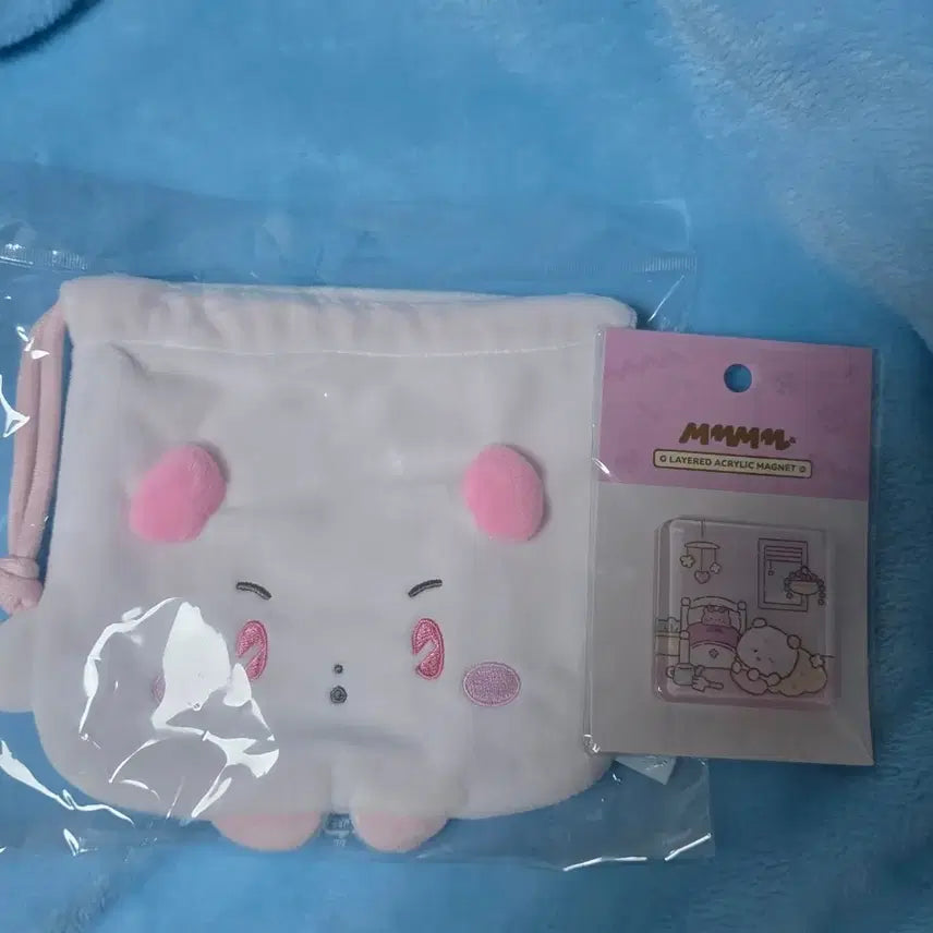 [BUNJANG] Baby Mmemimu Mime Pouch &amp; Magnet Set / 베이비므메미무 미므파우치+미므마그넷 셋트