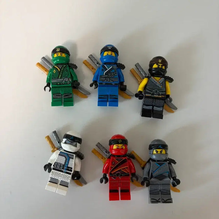 [BUNJANG] Lego Compatible Ninjago Minifigure 6-Piece Set / 일괄) 레고 호환용 닌자고 미니피규어 6개
