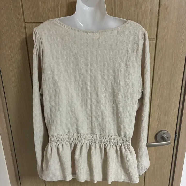 [BUNJANG] Ivory Shirring Blouse / 아이보리 셔링 블라우스