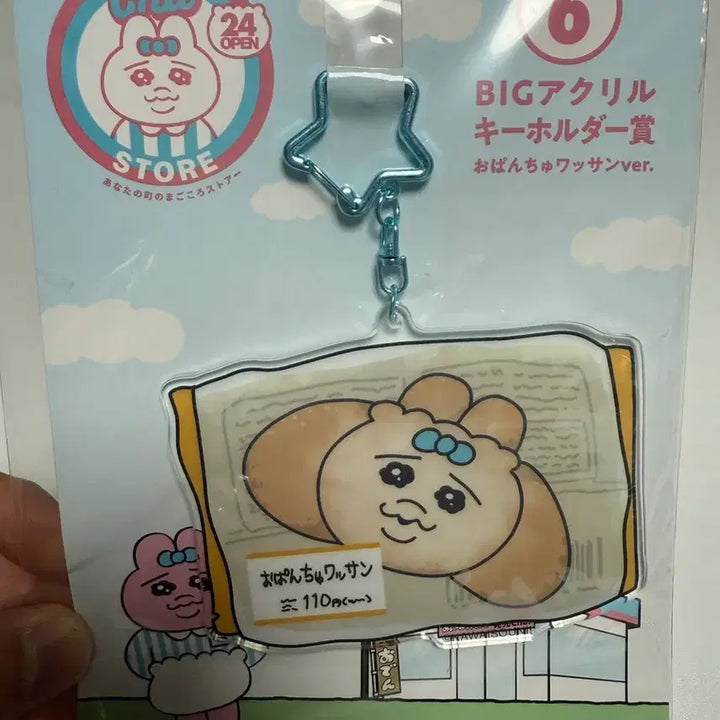 [BUNJANG] Bbanjyu Rabbit Acrylic Keyring / 빤쥬토끼 빅 아크릴 키링
