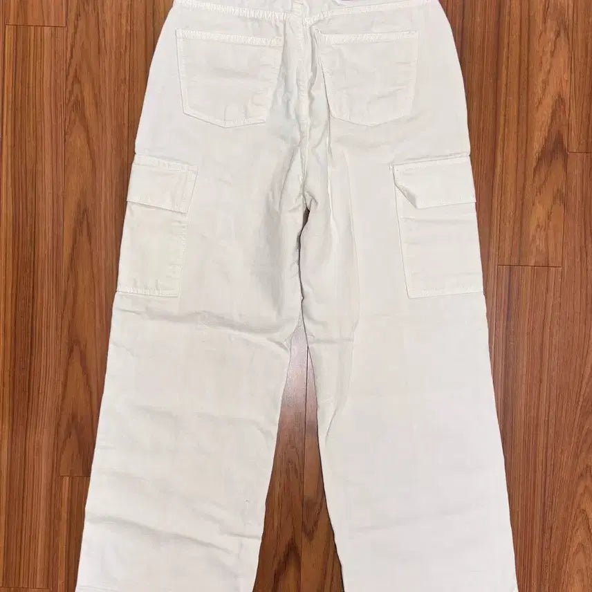 [BUNJANG] Our Cabinet Cargo Pants White S / 아워캐비넷 카고팬츠(화이트 s)