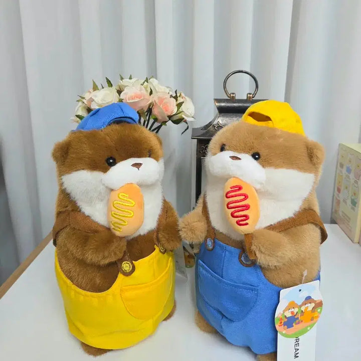 [BUNJANG] Nyamnyam Hotdog Woosoochoochan Doll Set / 냠냠 핫도그 우소우소짱 인형 세트 새상품