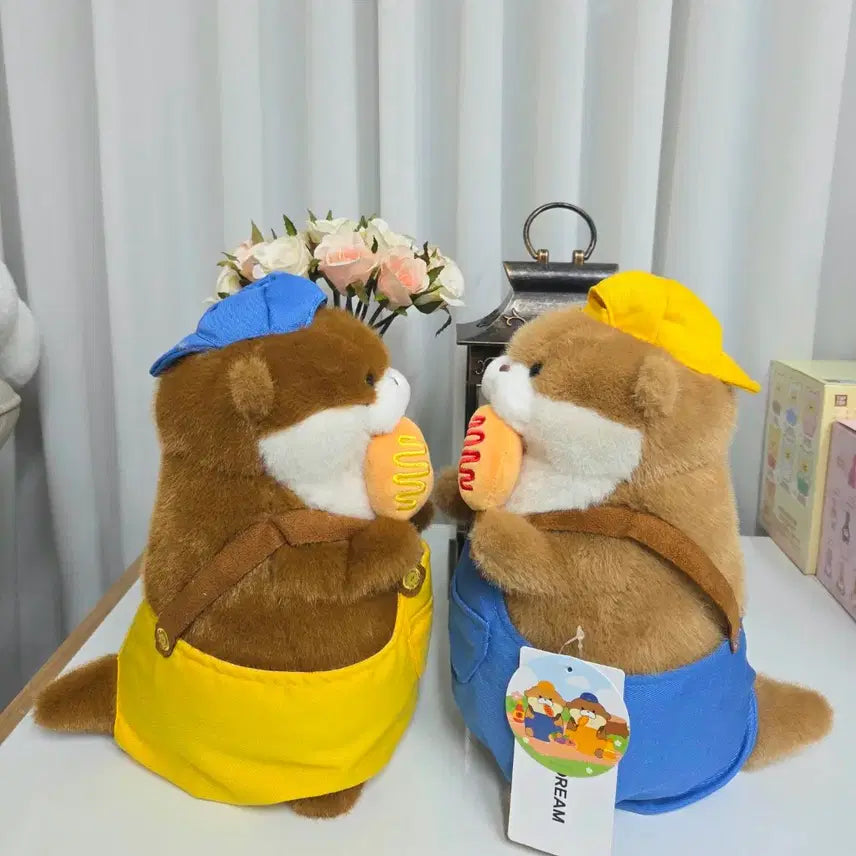 [BUNJANG] Nyamnyam Hotdog Woosoochoochan Doll Set / 냠냠 핫도그 우소우소짱 인형 세트 새상품