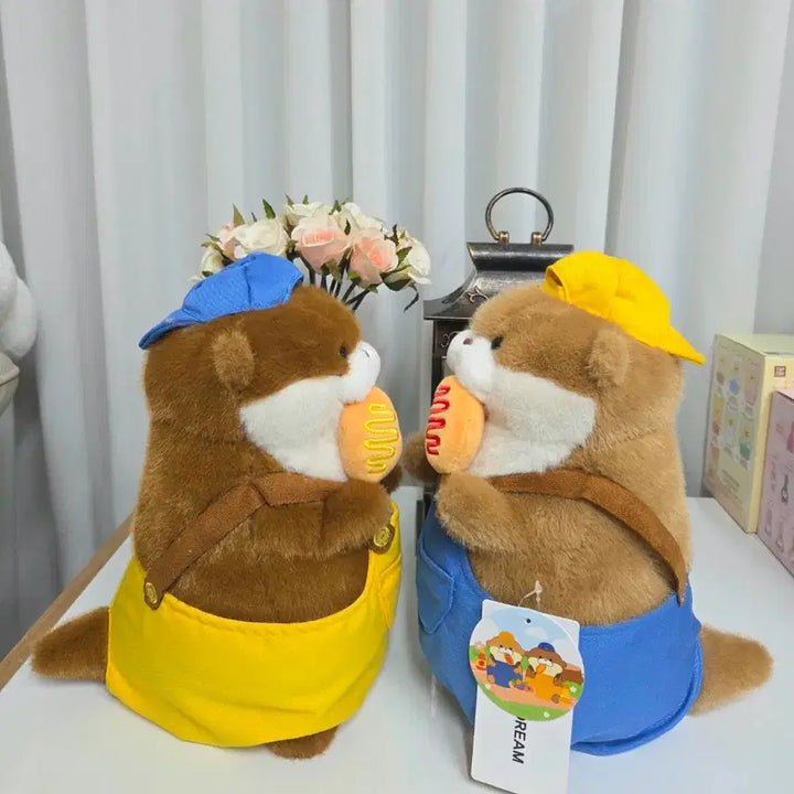 [BUNJANG] Nyamnyam Hotdog Woosoochoochan Doll Set / 냠냠 핫도그 우소우소짱 인형 세트 새상품