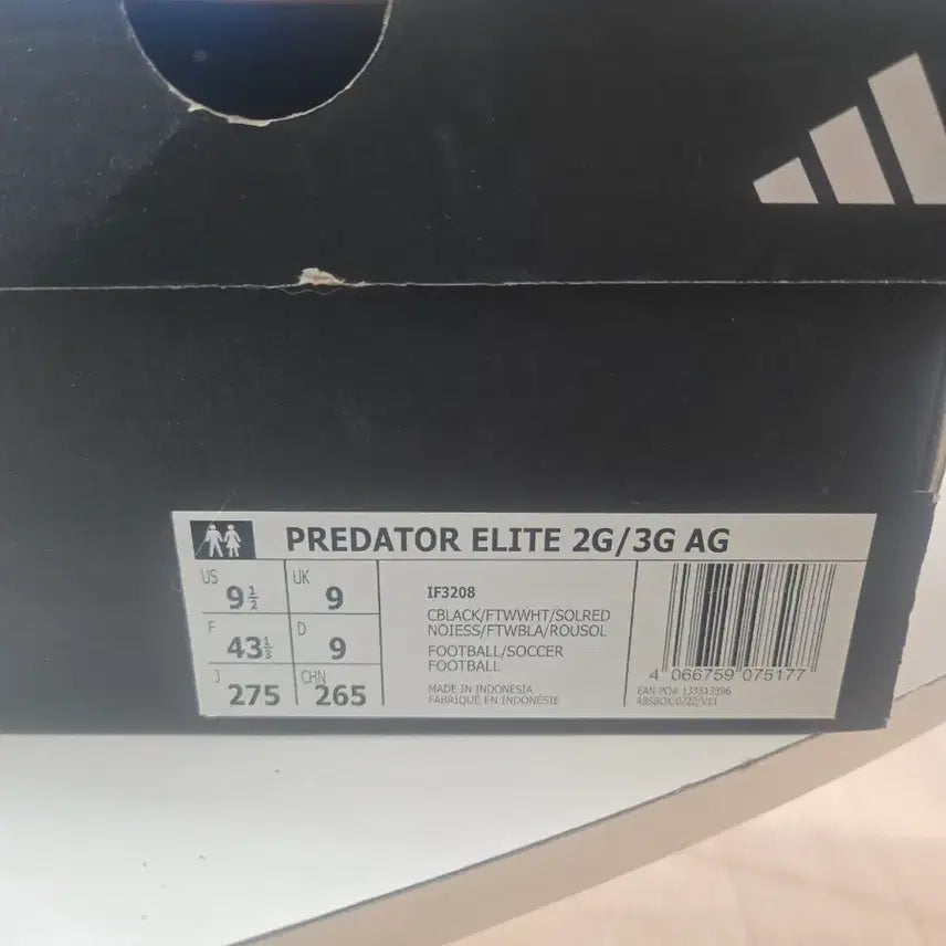 [BUNJANG] Adidas Predator Elite 2G/3G AG Soccer Cleats / 아디다스 프레데터 엘리트 2G/3G AG 축구화