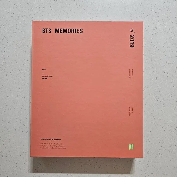 [BUNJANG] BTS Memories 2019 DVD / 방탄소년단 BTS Memories 2019 DVD