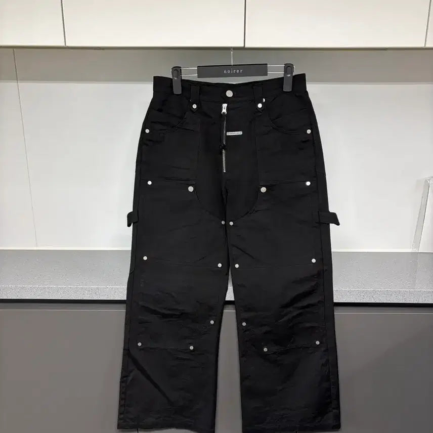 [BUNJANG] The Vinyl House Double Knee Pants - Black (Size S) / 더바이닐하우스 더블니팬츠 블랙 S
