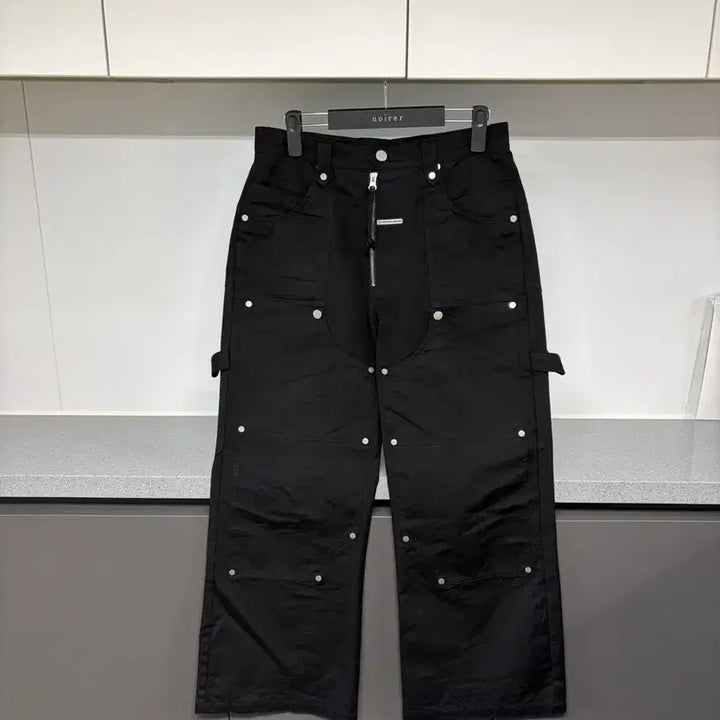[BUNJANG] The Vinyl House Double Knee Pants - Black (Size S) / 더바이닐하우스 더블니팬츠 블랙 S