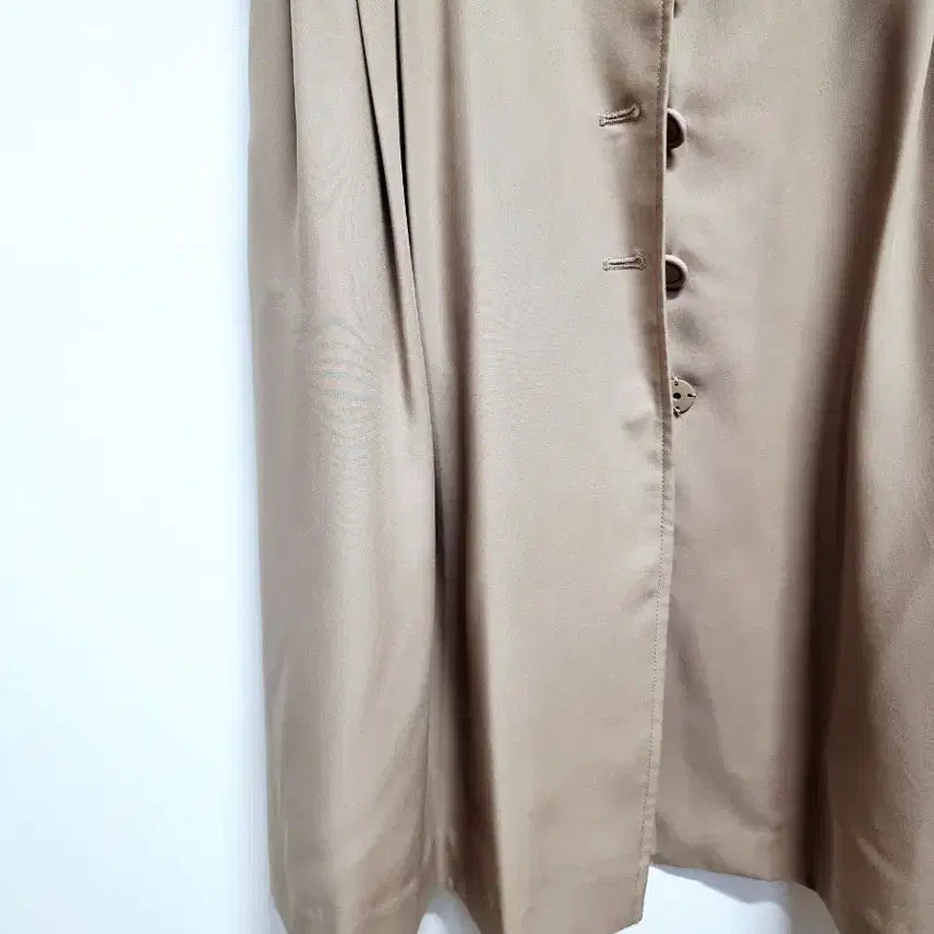 [BUNJANG] Flamingo Beige Long Vest Dress / 플라밍고 베이지 롱 조끼 원피스형 베스트