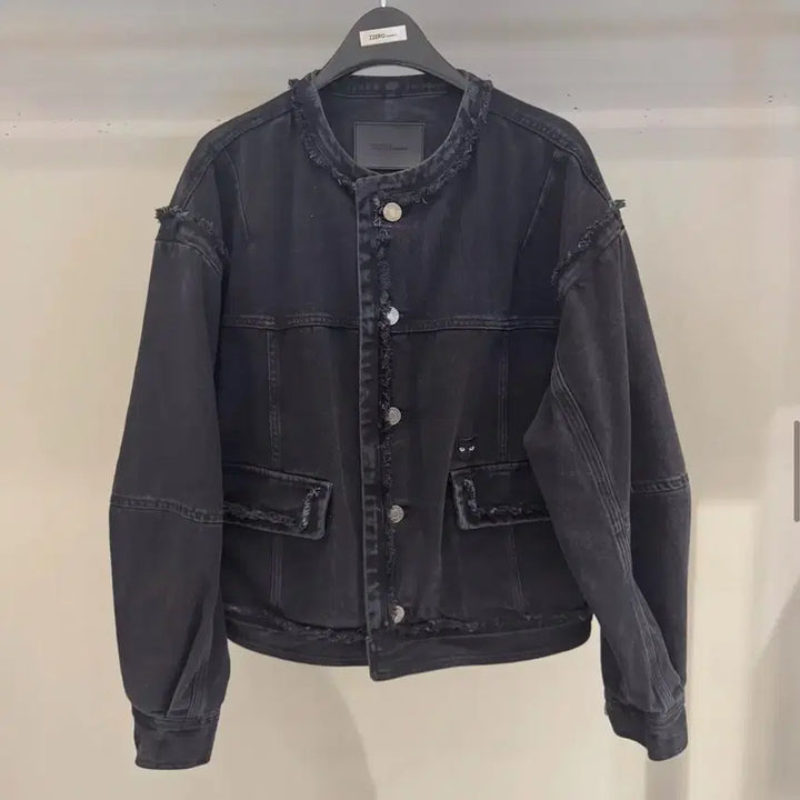 [BUNJANG] Songzio Zzero Round Neck Denim Jumper / 송지오 지제로 라운드넥 데님 점퍼