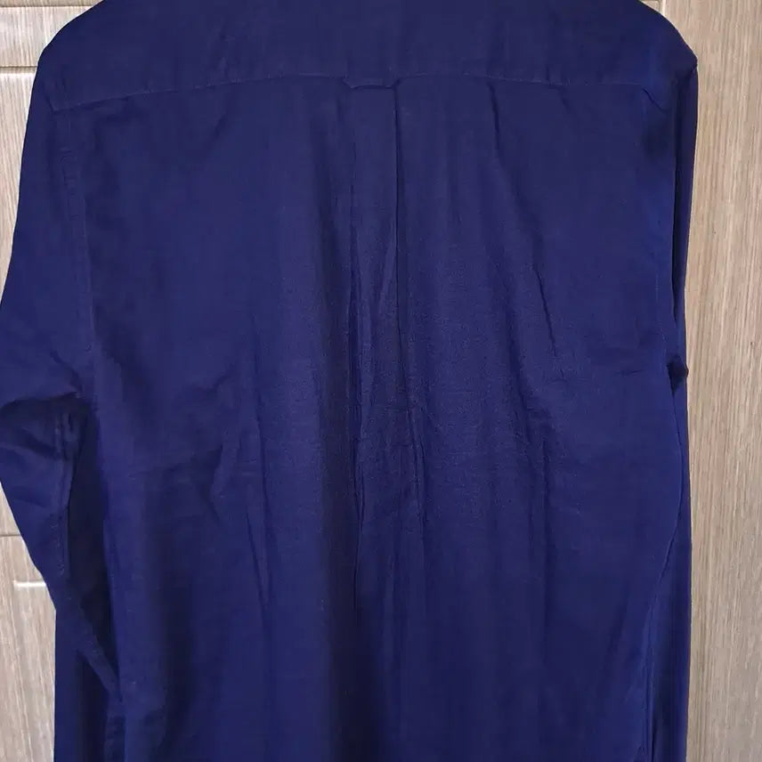 [BUNJANG] Gant Flannel Twill Fitted Button-Down Shirt - Navy (L) / 간트 플란넬 트윌 셔츠 L사이즈