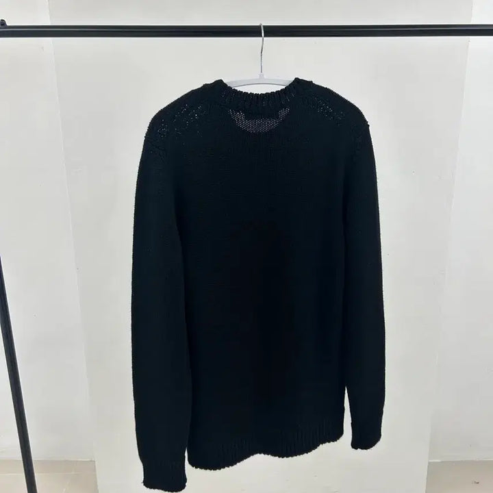 [BUNJANG] Fendi Intarsia Logo Knit Black Size 48 / (48) 펜디 인타르시아 로고 니트 블랙