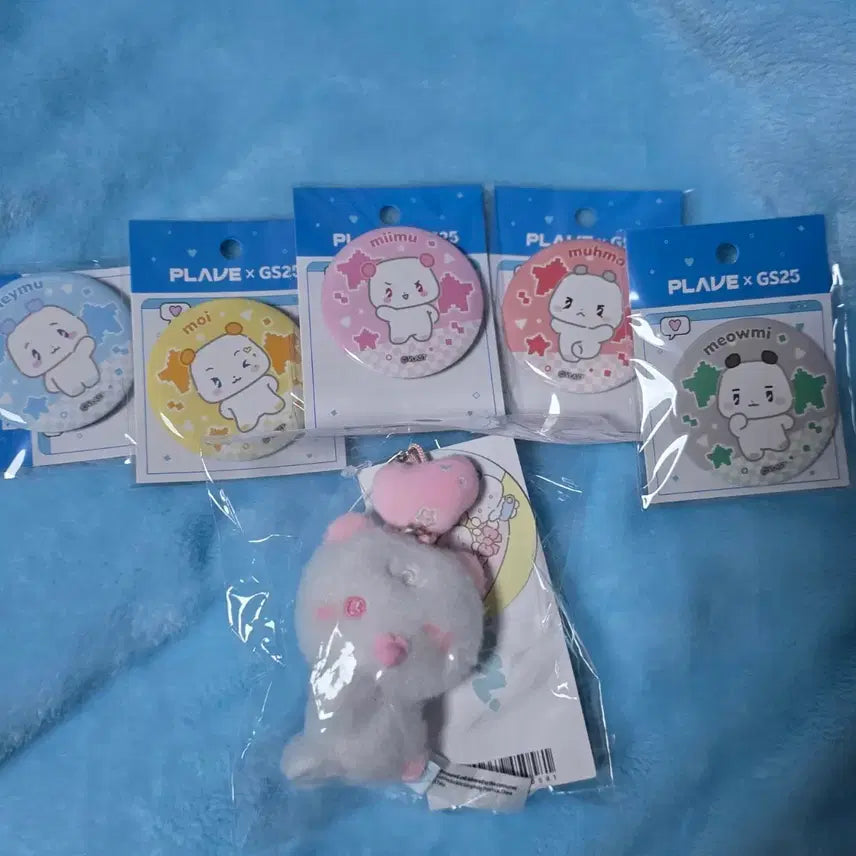 [SOLD OUT] 베이비미므 폰참인형 + gs25 뱃지일괄