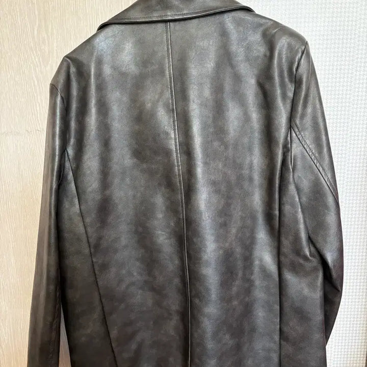 [BUNJANG] ANOTHERONE Sein Leather Blazer Jacket Brown / 애니원모어 세인 레더 블레이저 자켓 브라운