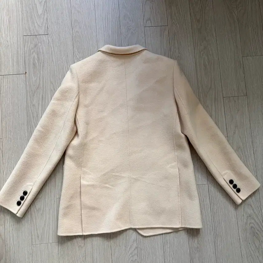 [BUNJANG] Ivory Wool Jacket &amp; Brown Long Coat / 아이보리 울자켓, 브라운 롱코트