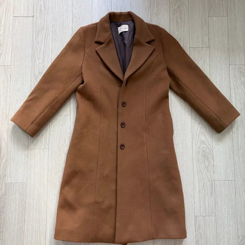 [BUNJANG] Ivory Wool Jacket &amp; Brown Long Coat / 아이보리 울자켓, 브라운 롱코트