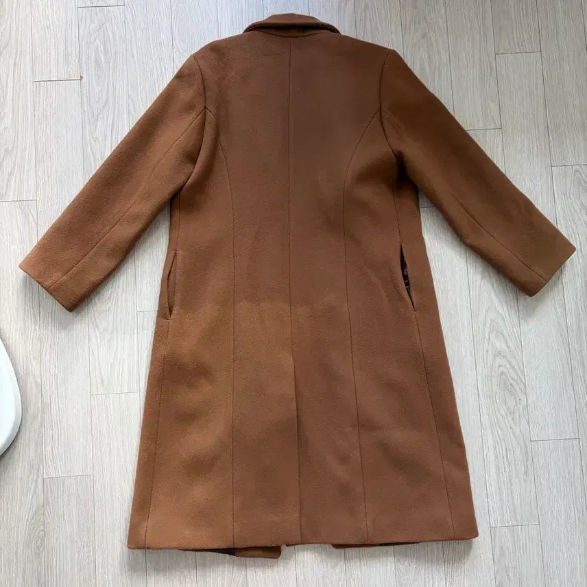 [BUNJANG] Ivory Wool Jacket &amp; Brown Long Coat / 아이보리 울자켓, 브라운 롱코트