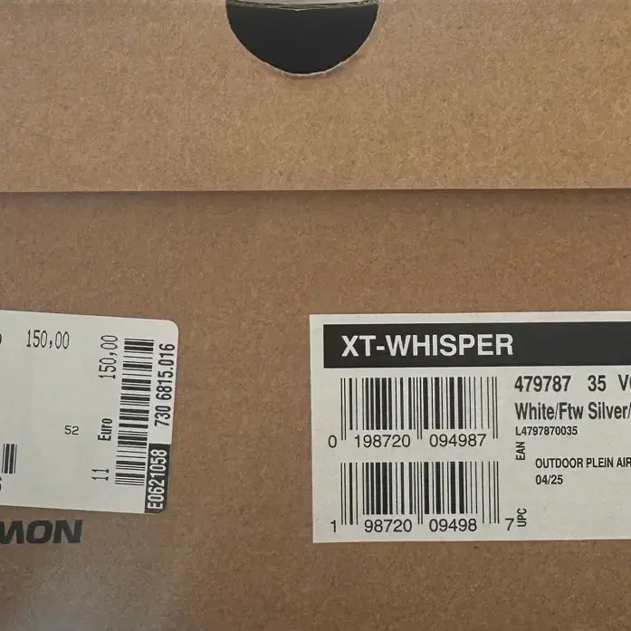 [BUNJANG] Salomon XT-WISP White Silver Sneakers / 살로몬 XT-위스퍼 화이트 실버 295