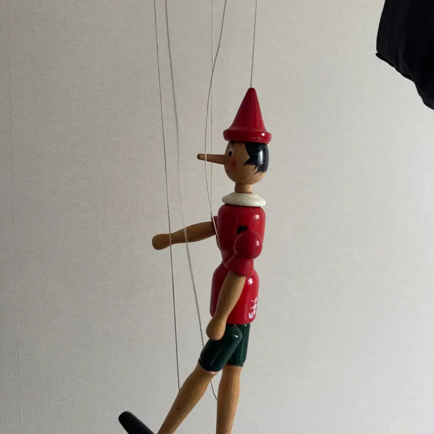 [BUNJANG] Mastro Pinocchio Marionette Wooden Doll / 이탈리아에서 사온 피노키오 관절인형 목각인형 마리오네트 마스트로