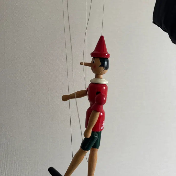[BUNJANG] Mastro Pinocchio Marionette Wooden Doll / 이탈리아에서 사온 피노키오 관절인형 목각인형 마리오네트 마스트로