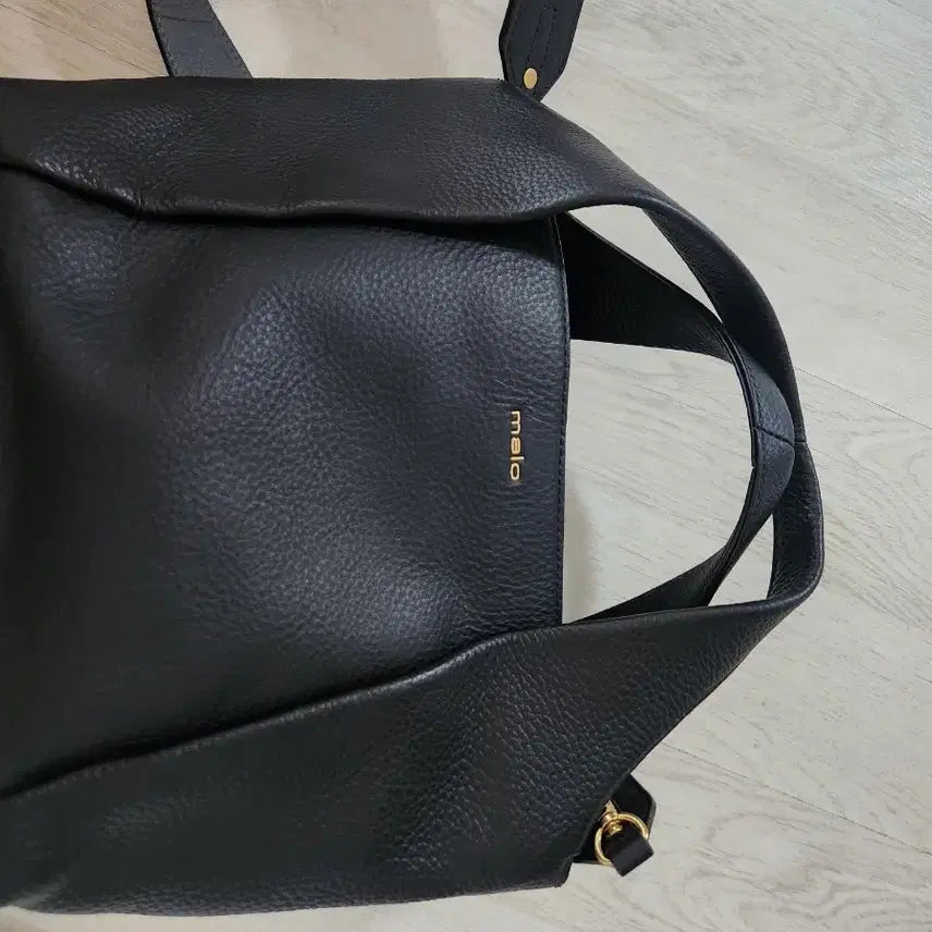 [BUNJANG] melo Fiorentino Black Leather Tote Bag / melo 멜로 피오렌티노 블랙 소가죽 토트백