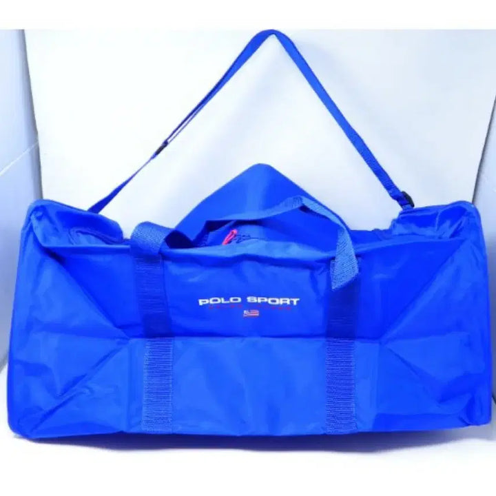 [BUNJANG] Polo Sport Blue Duffel Bag / 90년대 폴로 스포츠 블루 빅 더플백 보스턴백