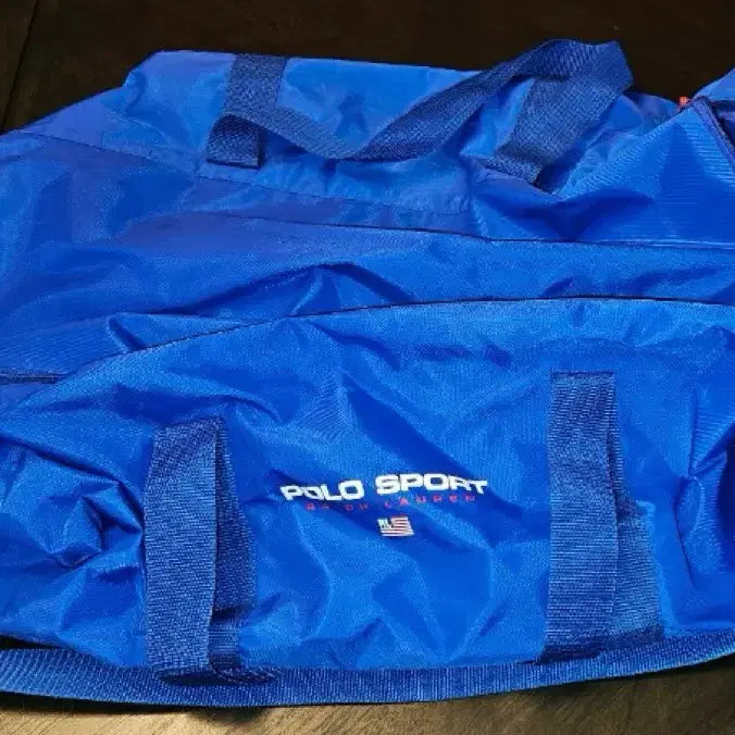 [BUNJANG] Polo Sport Blue Duffel Bag / 90년대 폴로 스포츠 블루 빅 더플백 보스턴백