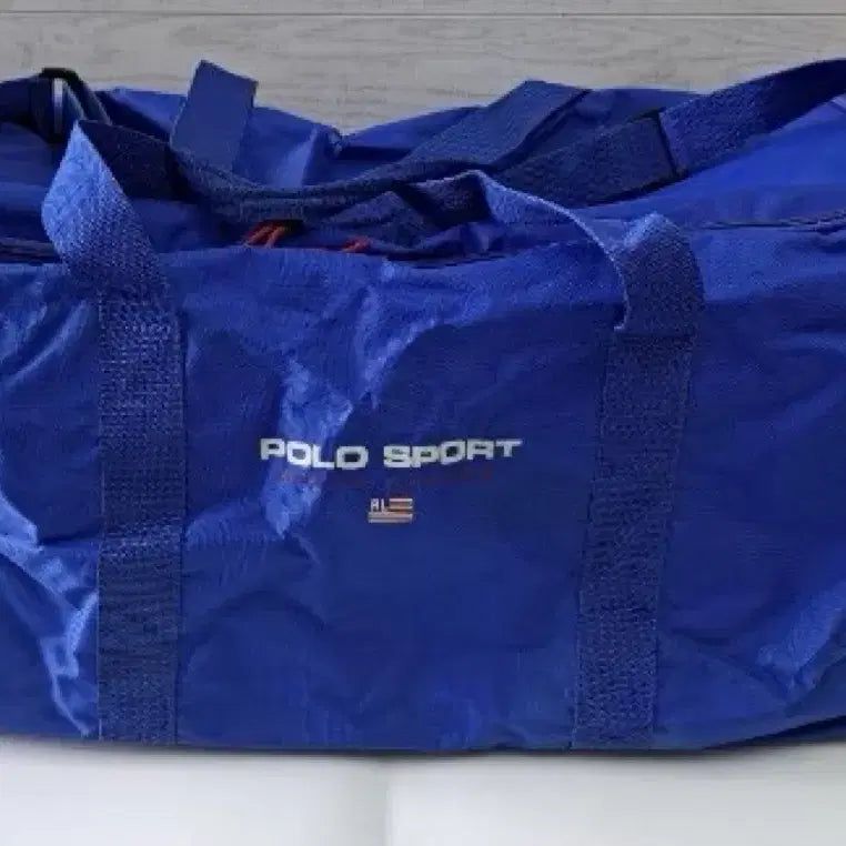 [BUNJANG] Polo Sport Blue Duffel Bag / 90년대 폴로 스포츠 블루 빅 더플백 보스턴백