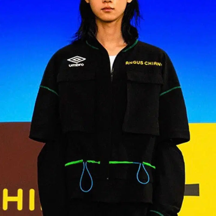 [BUNJANG] Umbro X Angus Chiang Utility Jacket Black 2XL / 엄브로 X ANGUS CHIANG 유틸리티 자켓 블랙 2XL